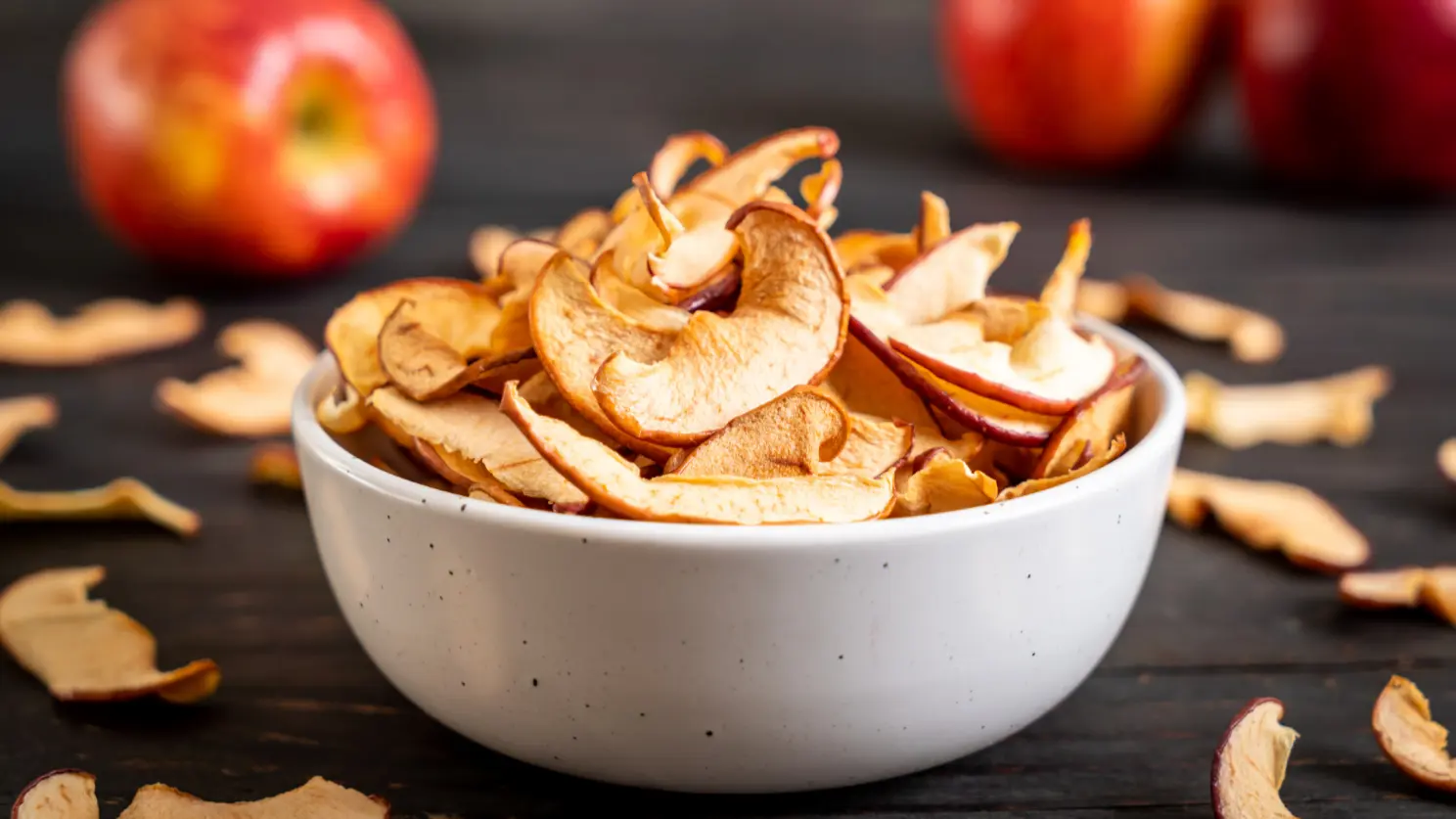 Яблочные чипсы