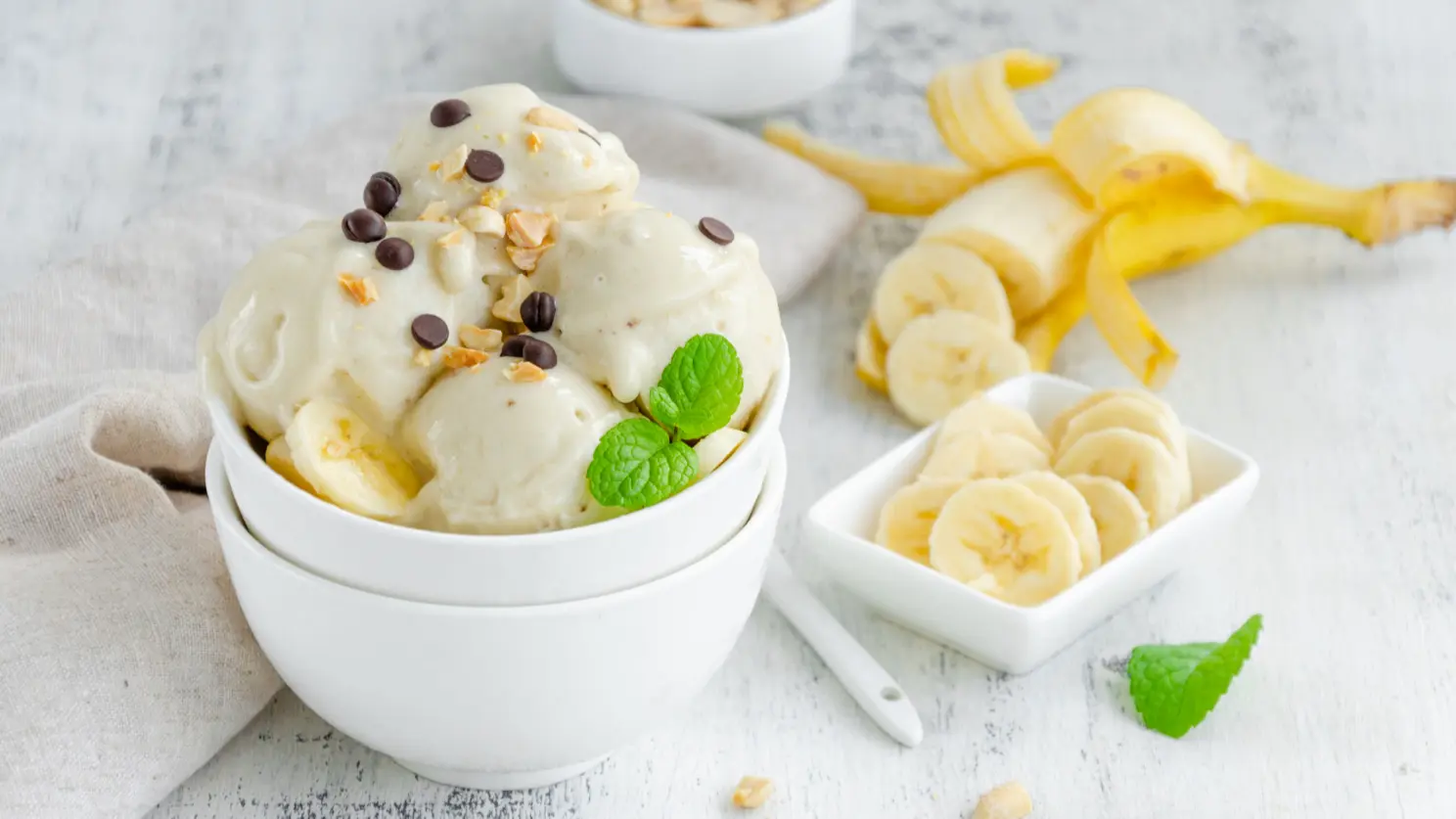 Банановое мороженое