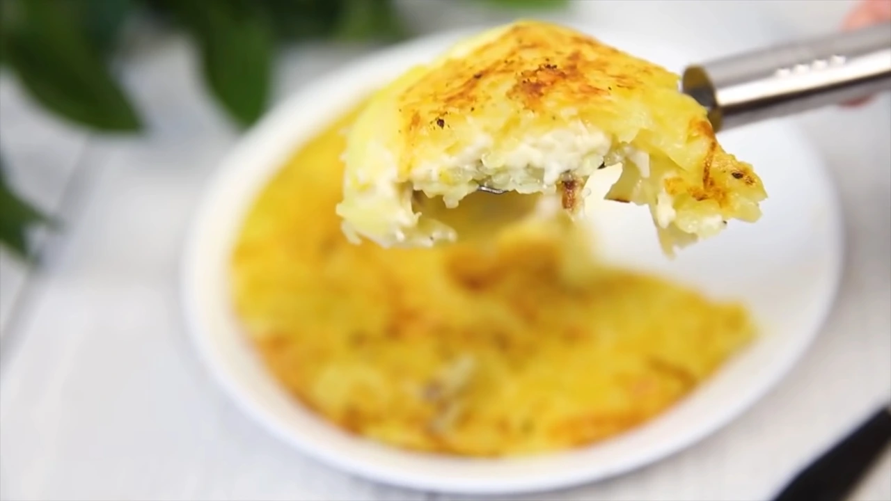 Завтрак из картофеля и сыра