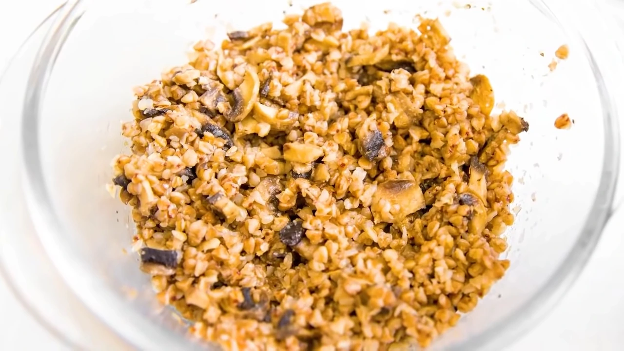 Гречка с грибами