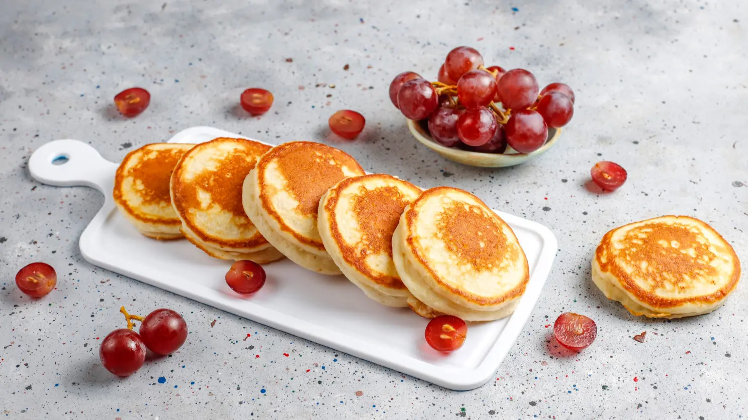 Приготовленные оладьи