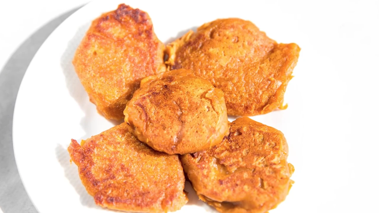 Баклажанные оладушки