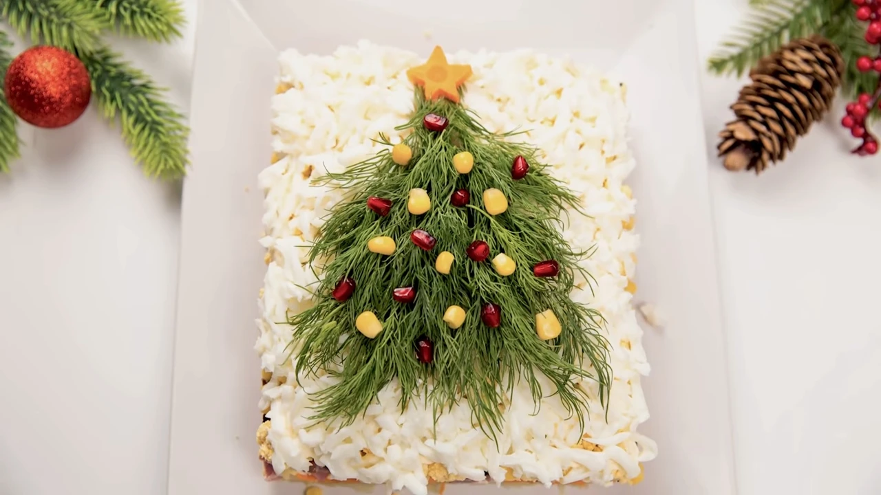 Салат ёлочка