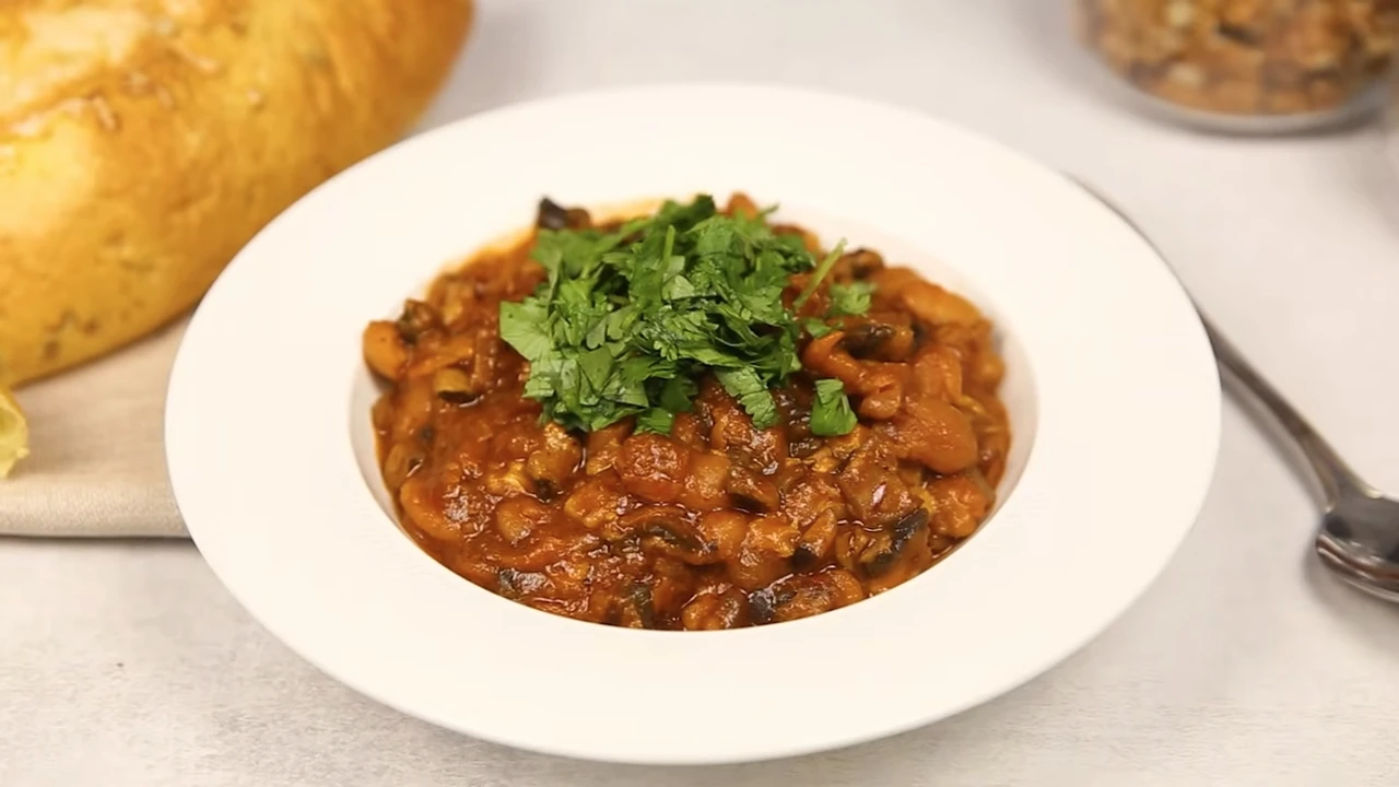 Постный обед в грузинском стиле