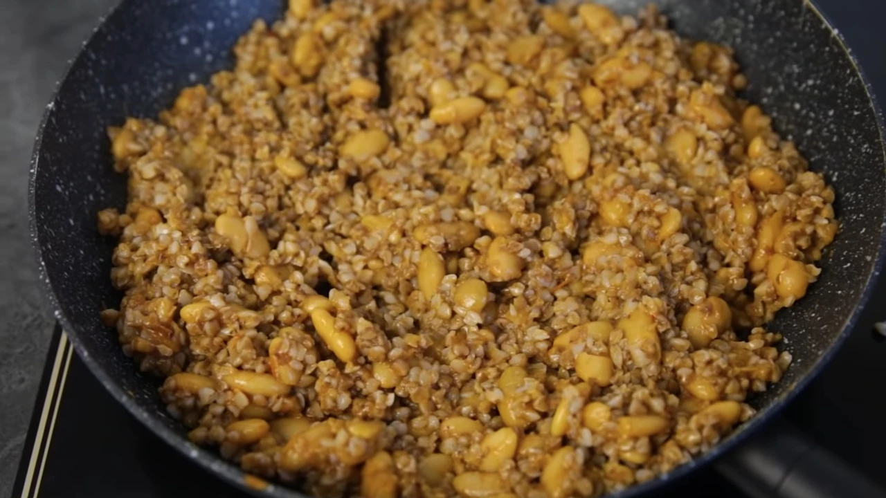 Постный гарнир из гречки