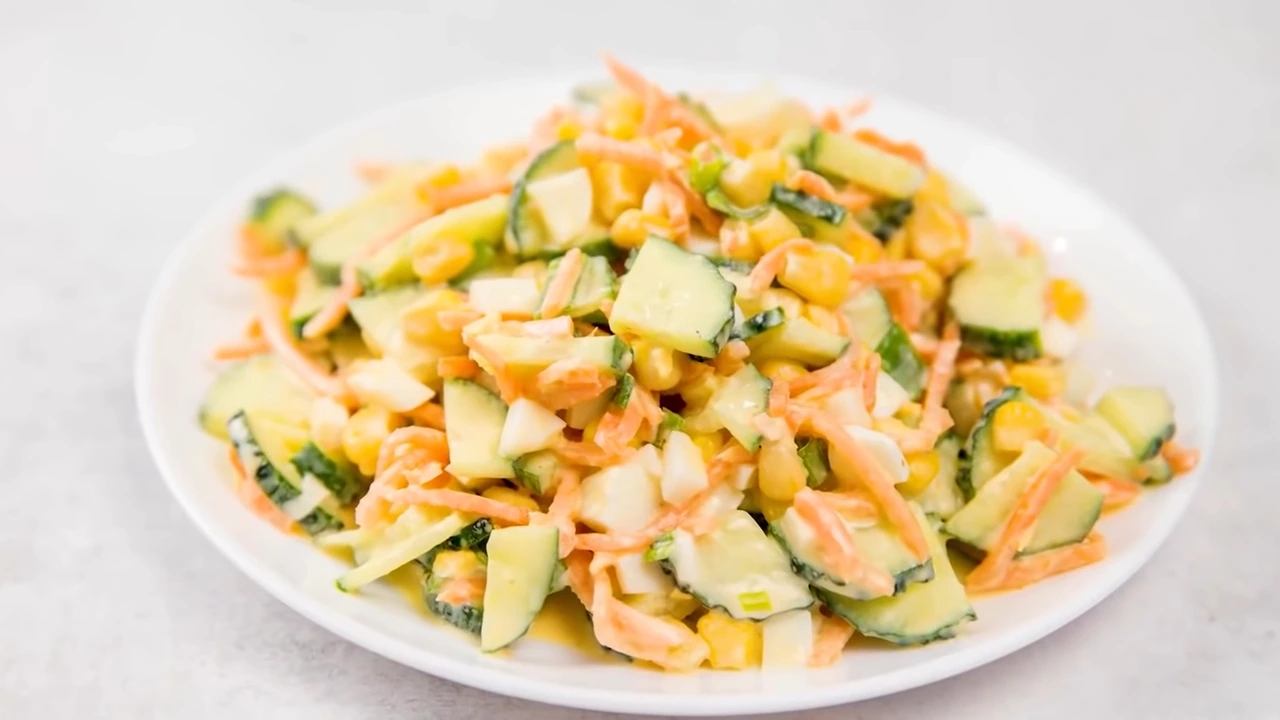 Салат для тех, кто не ест мясо