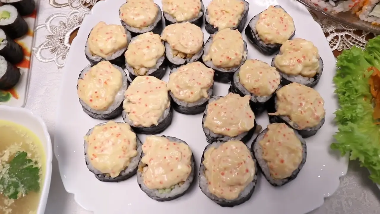 Запечённые роллы