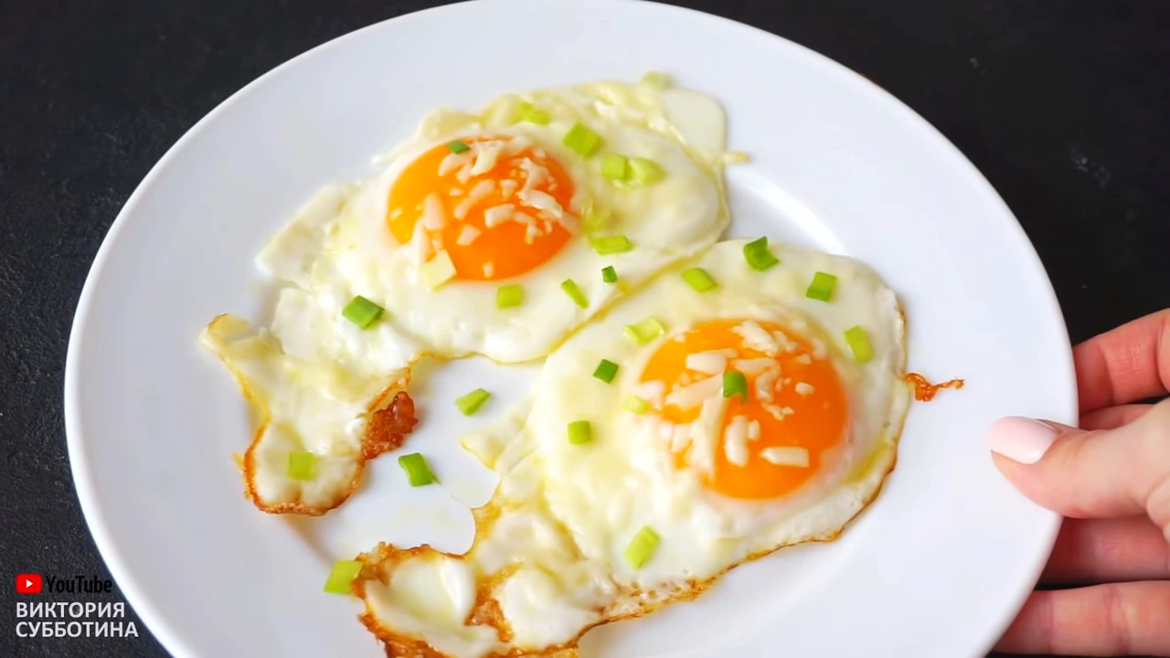 Глазунья с сыром