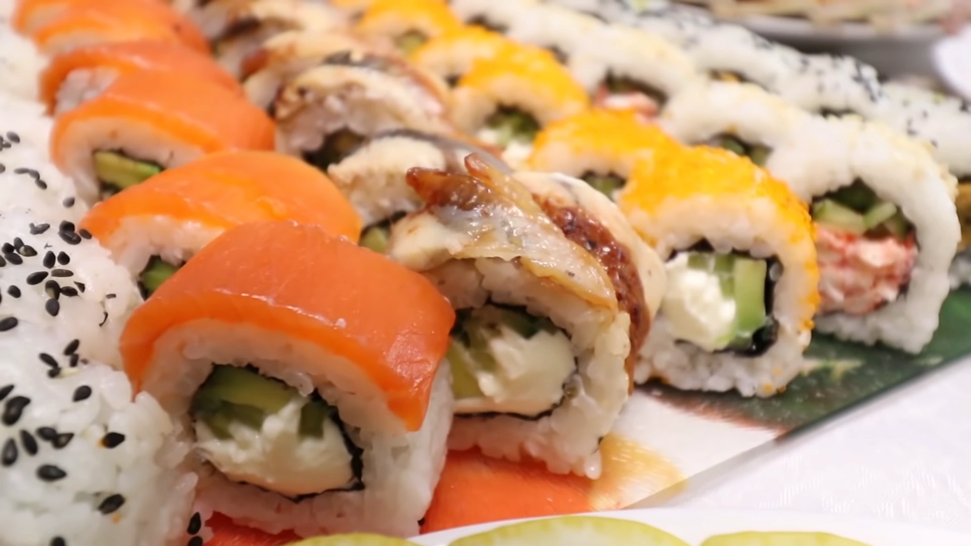 Роллы с крабовой палочкой