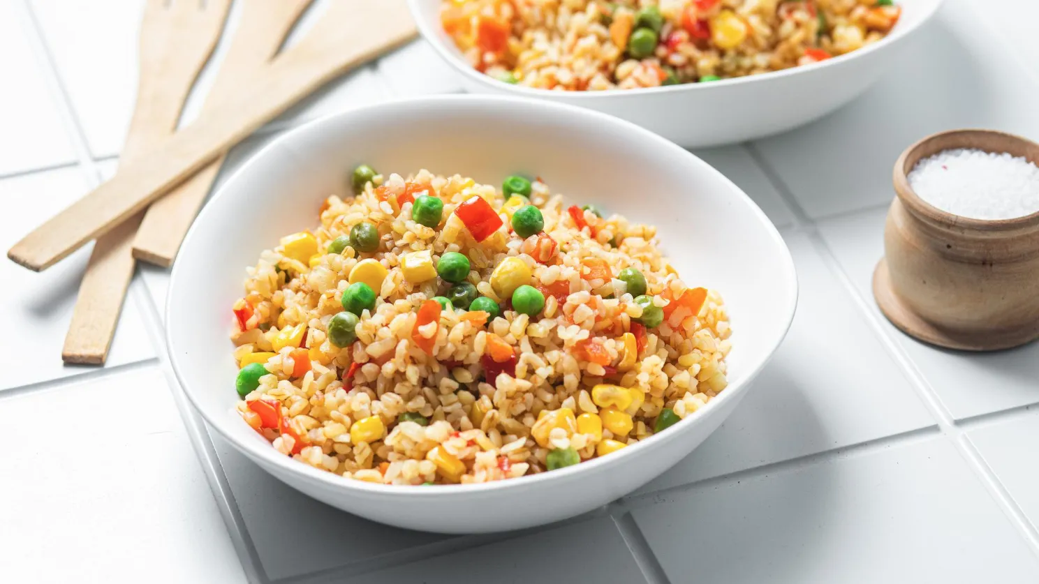 Булгур с овощами