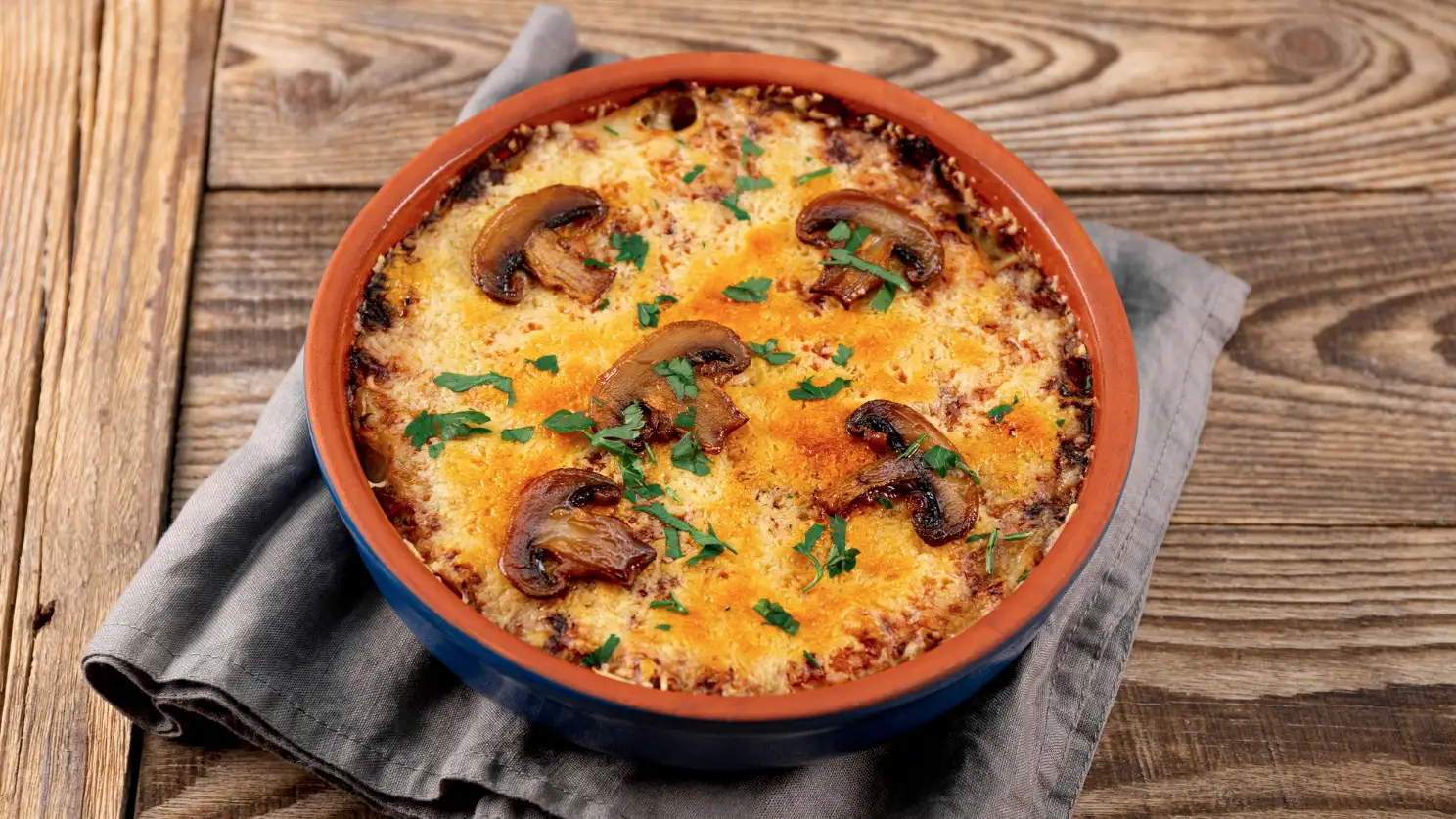 жюльен с курицей и грибами