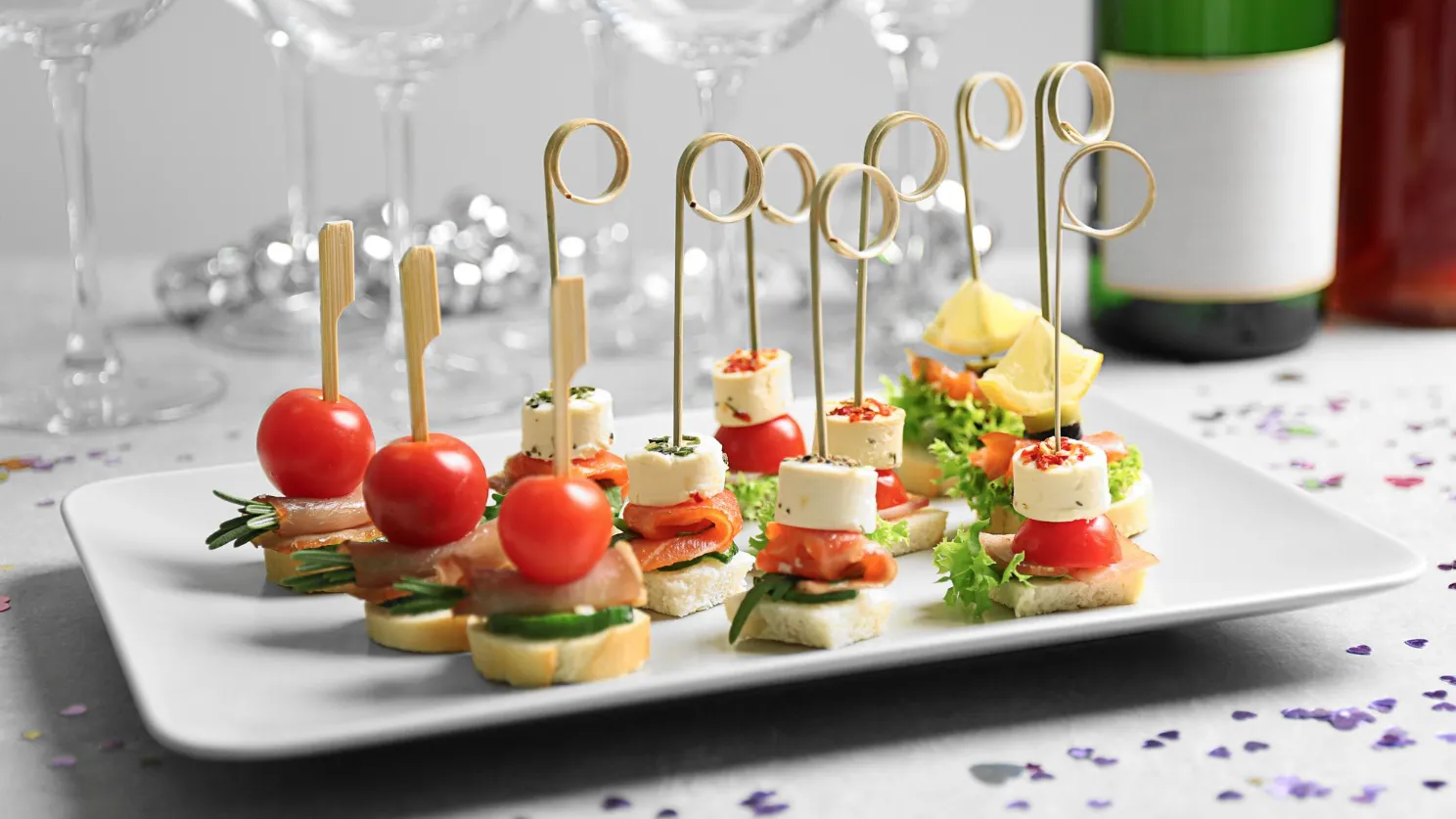 Готовые канапе