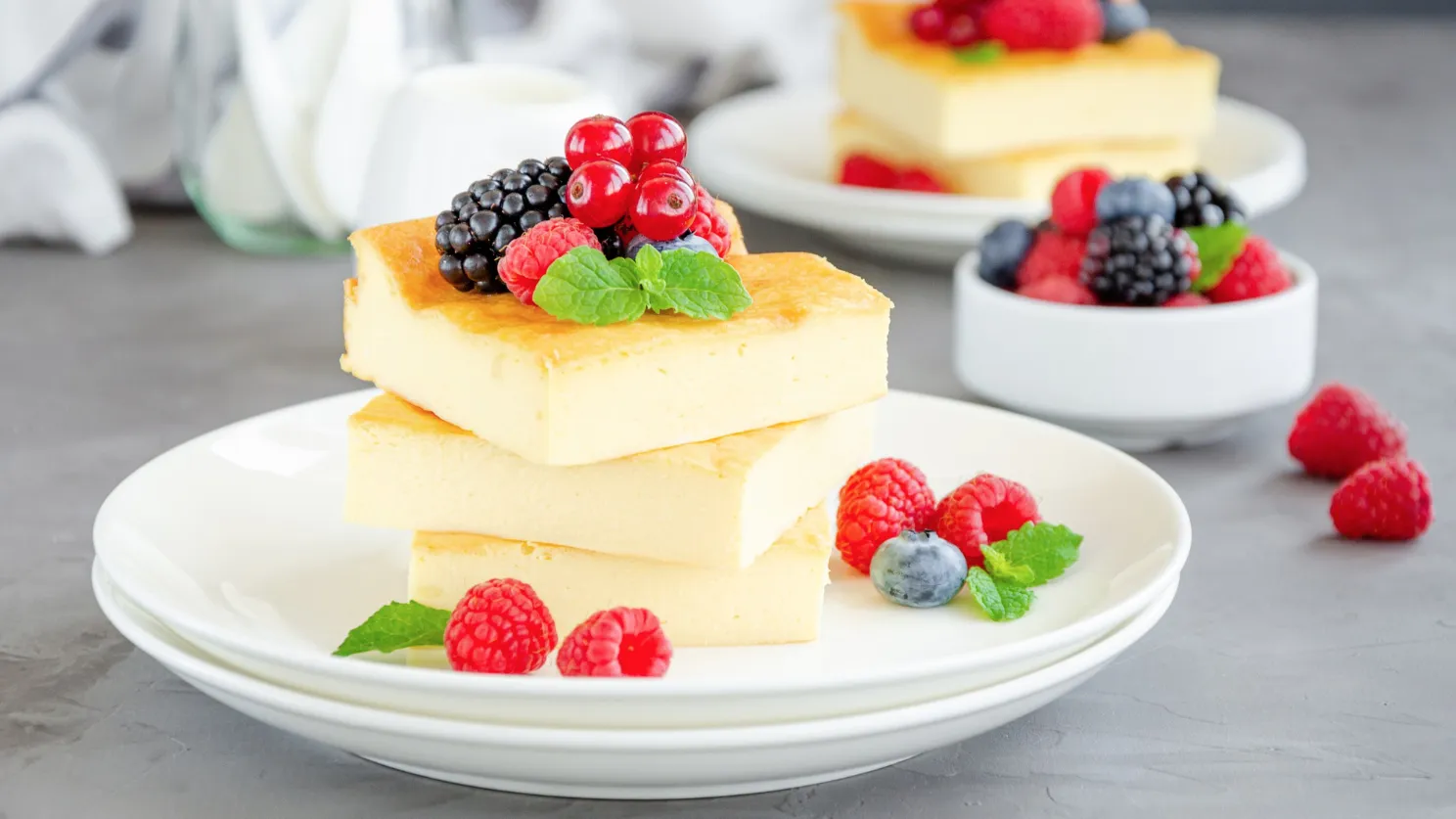 Подача творожной запеканки