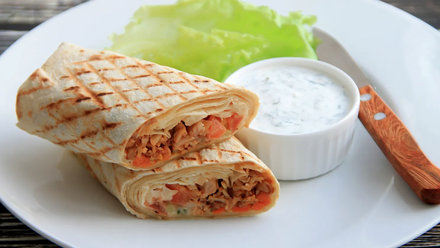 Шаурма с домашним соусом